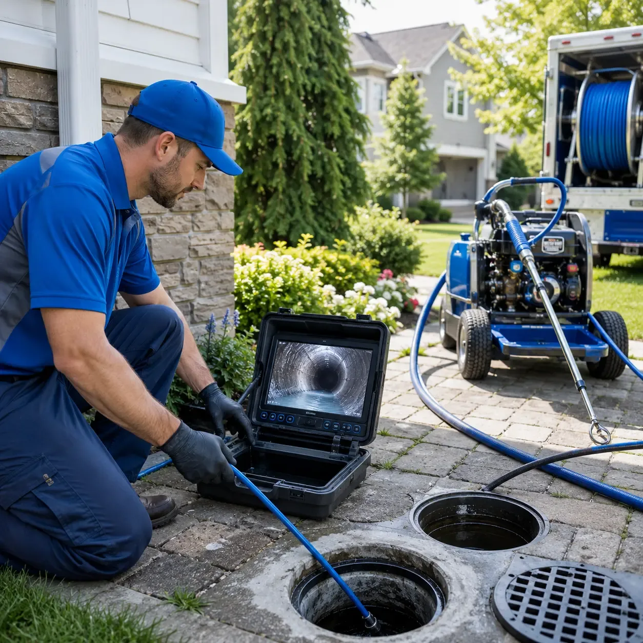 Outdoor drain cleaning professionals serving Tazewell, TN